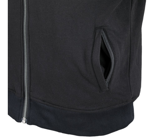 Чоловічий світшот з капюшоном W-TEC Black Heart Vintage Iron - чорний/3XL