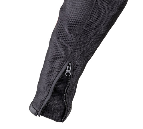 Чоловіча літня мото-куртка W-TEC 2Stripe - чорний / XXL