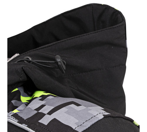 Чоловіча мото-куртка з капюшоном Softshell W-TEC Kybero - розмір 6XL / чорний