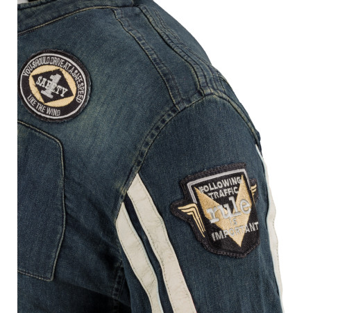 Чоловіча джинсова мотокуртка W-TEC Wildone - розмір XXL