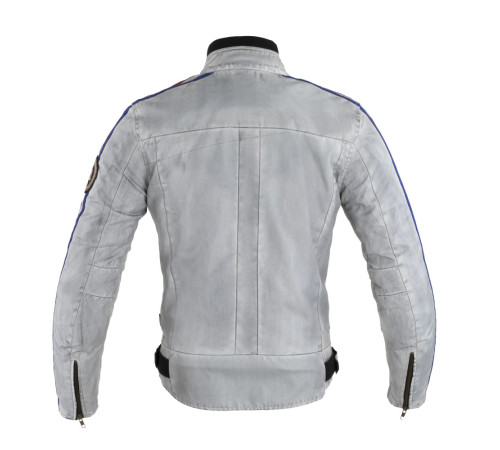 Чоловіча мотокуртка W-TEC 91 Cordura - білий/XL