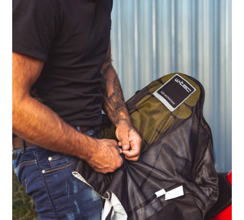 Чоловіча мотокуртка W-TEC 91 Cordura - білий/XL