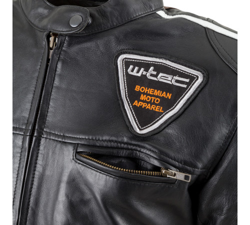 Жіноча шкіряна мотокуртка W-TEC Sheawen Lady - чорна/М