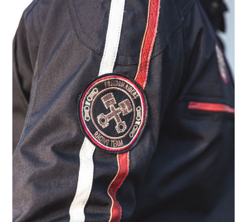 Чоловіча мотокуртка W-TEC Jawo - чорний / XXL