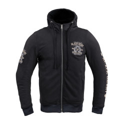Чоловічий толстовка з капюшоном W-TEC Black Heart Kustom Kulture Hoodie - чорний/S