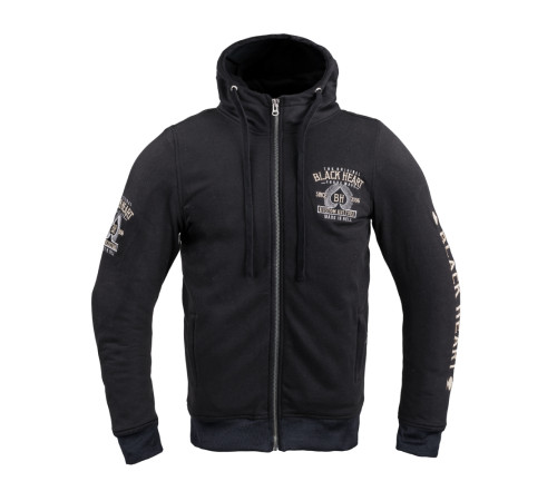 Чоловічий толстовка з капюшоном W-TEC Black Heart Kustom Kulture Hoodie - чорний/S