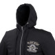 Чоловічий толстовка з капюшоном W-TEC Black Heart Kustom Kulture Hoodie - чорний/S