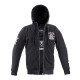 Чоловічий толстовка з капюшоном W-TEC Black Heart Kustom Kulture Hoodie - чорний/М