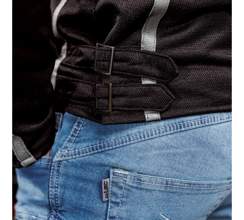 Чоловіча мотокуртка W-TEC Bellvitage Black - чорний / M