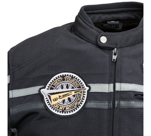 Чоловіча мотокуртка W-TEC Bellvitage Black - чорний / M