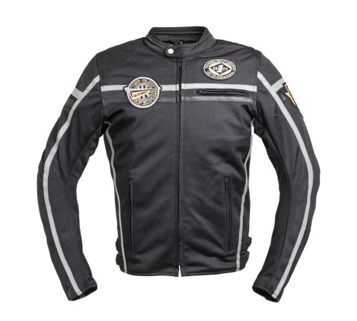 Чоловіча мотокуртка W-TEC Bellvitage Black - чорний / L