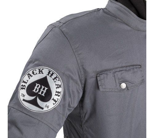 Чоловіча мотокуртка W-TEC Black Heart Garage Built Jacket - сірий/5XL
