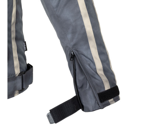 Чоловіча текстильна мотокуртка W-TEC Patriot - сірий / L