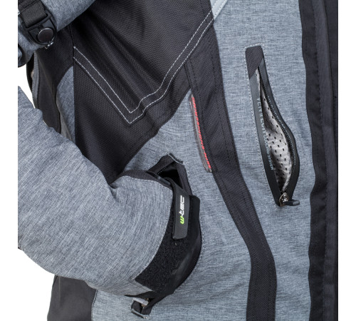 Чоловіча мотокуртка W-TEC Briesau NF-2112 - сірий / XXL