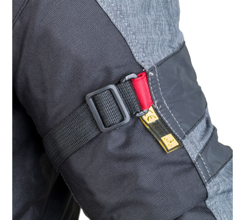 Чоловіча мотокуртка W-TEC Tomret NF-2220 - чорно-сірий / XL