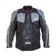 Чоловіча мотокуртка W-TEC Tomret NF-2220 - чорно-сірий / 3XL