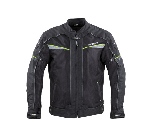 Мото-куртка W-TEC Progair - розмір S / чорний-флуо