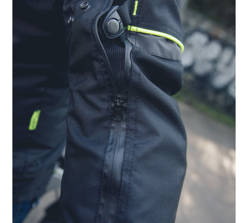 Мото-куртка W-TEC Progair - розмір S / чорний-флуо