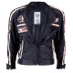 Літня мотокуртка BOS 6488 Black- чорна/3XL
