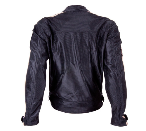 Літня мотокуртка BOS 6488  Black- чорна/4XL