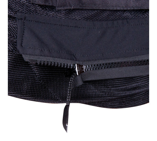 Літня мотокуртка BOS 6488  Black- чорна/4XL