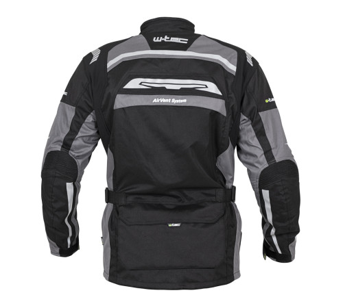 Чоловіча мото-куртка W-TEC Burdys Evo - розмір 3XL/чорно-сіра