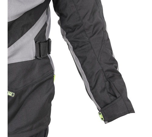 Чоловіча мото-куртка W-TEC Burdys Evo - розмір 3XL/чорно-сіра