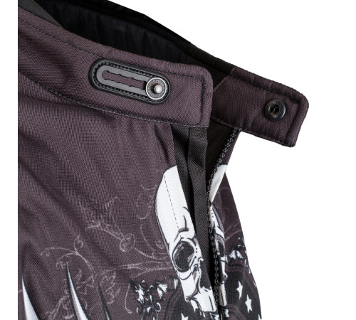 МотокурткаW-TEC Akyra - чорна з графікою/WL