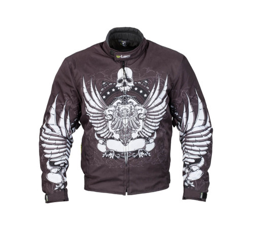 Мотокуртка W-TEC Akyra - чорна з графікою/VWL