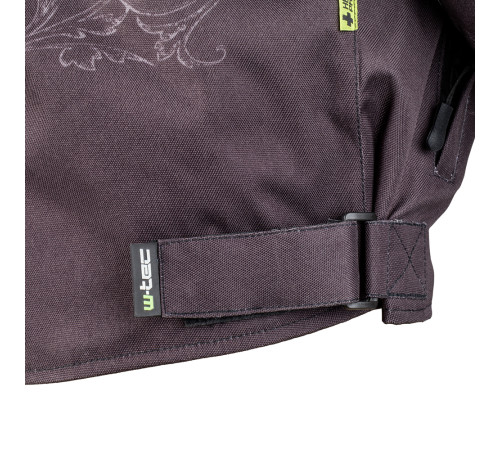 Мотокуртка W-TEC Akyra - чорна з графікою/VWL