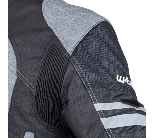 Чоловіча мотокуртка W-TEC Briesau NF-2112 - сірий / 3XL