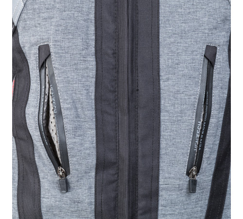 Чоловіча мотокуртка W-TEC Briesau NF-2112 - сірий / 3XL