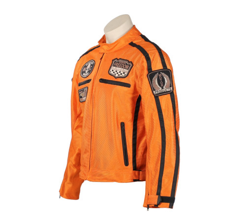 Літня мотокуртка BOS 6488 Orange - помаранчева/3XL Літня мотокуртка BOS 6488 Orange - помаранчева/3XL