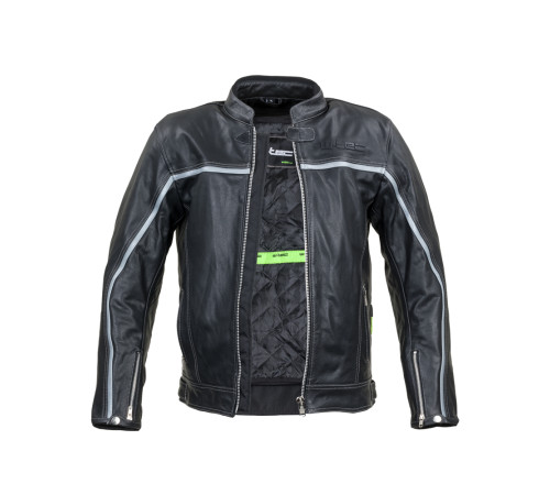 Шкіряна мото-куртка W-TEC Mathal - розмір S / чорна