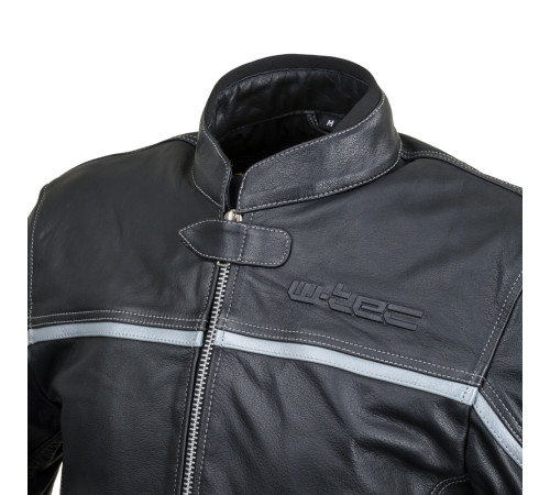 Шкіряна мото-куртка W-TEC Mathal - розмір S / чорна