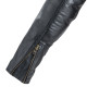 Чоловіча шкіряна мотокуртка W-TEC Sheawen Classic - чорна/ розмір 5XL
