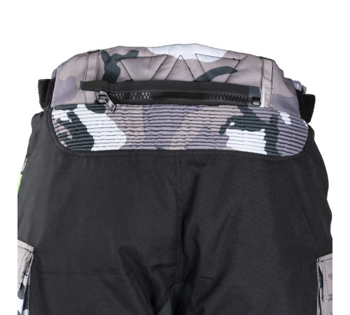 Чоловічі мотоштани W-TEC Kaamuf - чорний камуфляж / 3XL
