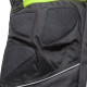 Чоловічі мотоштани W-TEC Rusnac NF-2607 - чорні зі зеленими вставками/4XL
