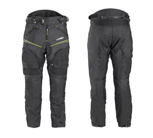 Мотоштани W-TEC Propant - чорно-жовті-флуо/3XL