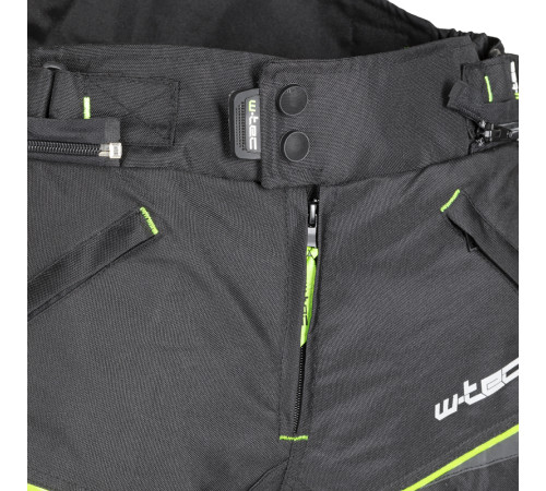 Мотоштани W-TEC Propant - чорно-жовті-флуо/3XL