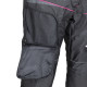Жіночі мотоштани W-TEC Propant Lady - чорно-рожеві/3XL