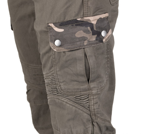 Чоловічі мотоштани W-TEC Shoota - Оливково-зелений/розмір S