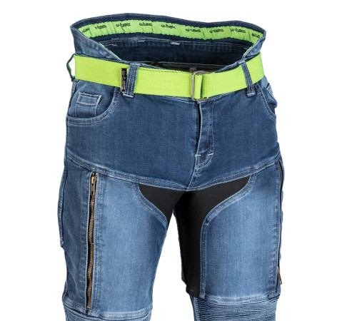 Жіночі мотоджинси W-TEC Ekscita - сині/розмір 32