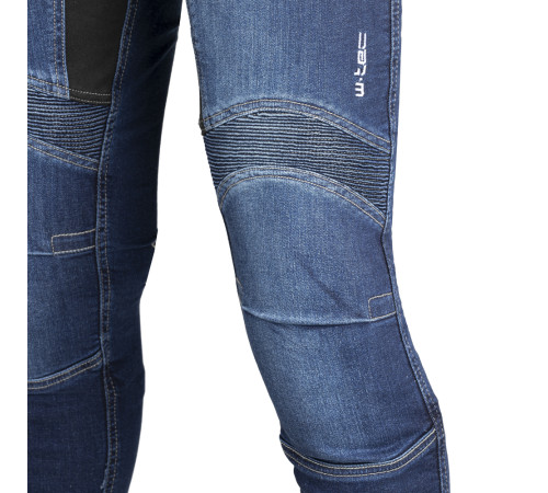 Жіночі мотоджинси W-TEC Alfreda CE - сині/3XL