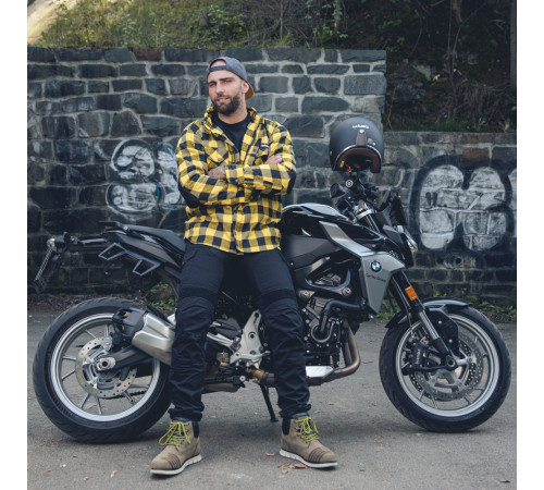 Чоловічі мотоджинси W-TEC Aredator - чорні/36