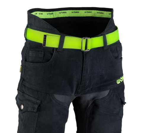 Чоловічі мотоджинси W-TEC Aredator - чорні/36