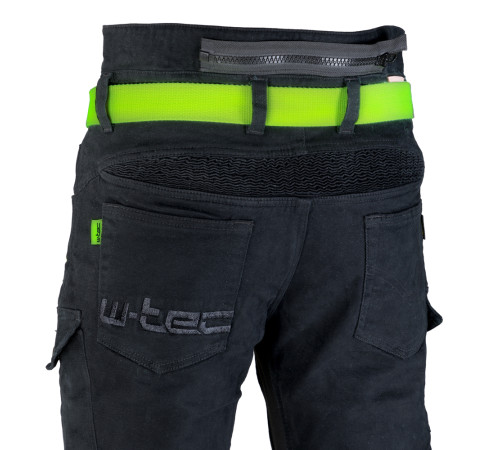 Чоловічі мотоджинси W-TEC Aredator - чорні/40