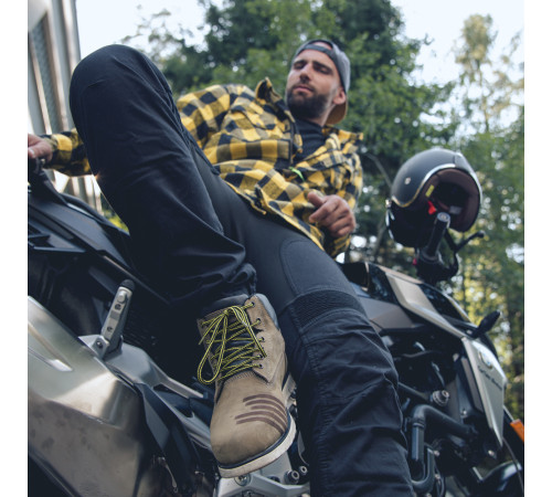 Чоловічі мотоджинси W-TEC Aredator - чорні/48