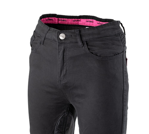 Жіночі мотоштани W-TEC Ragana - чорні/3XL