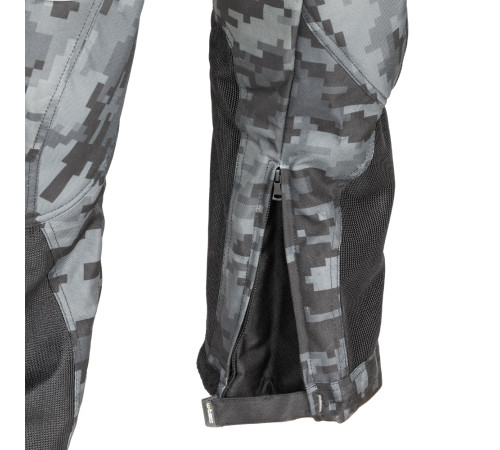Чоловічі літні мотоштани W-TEC Jori - чорно-сірий / 3XL